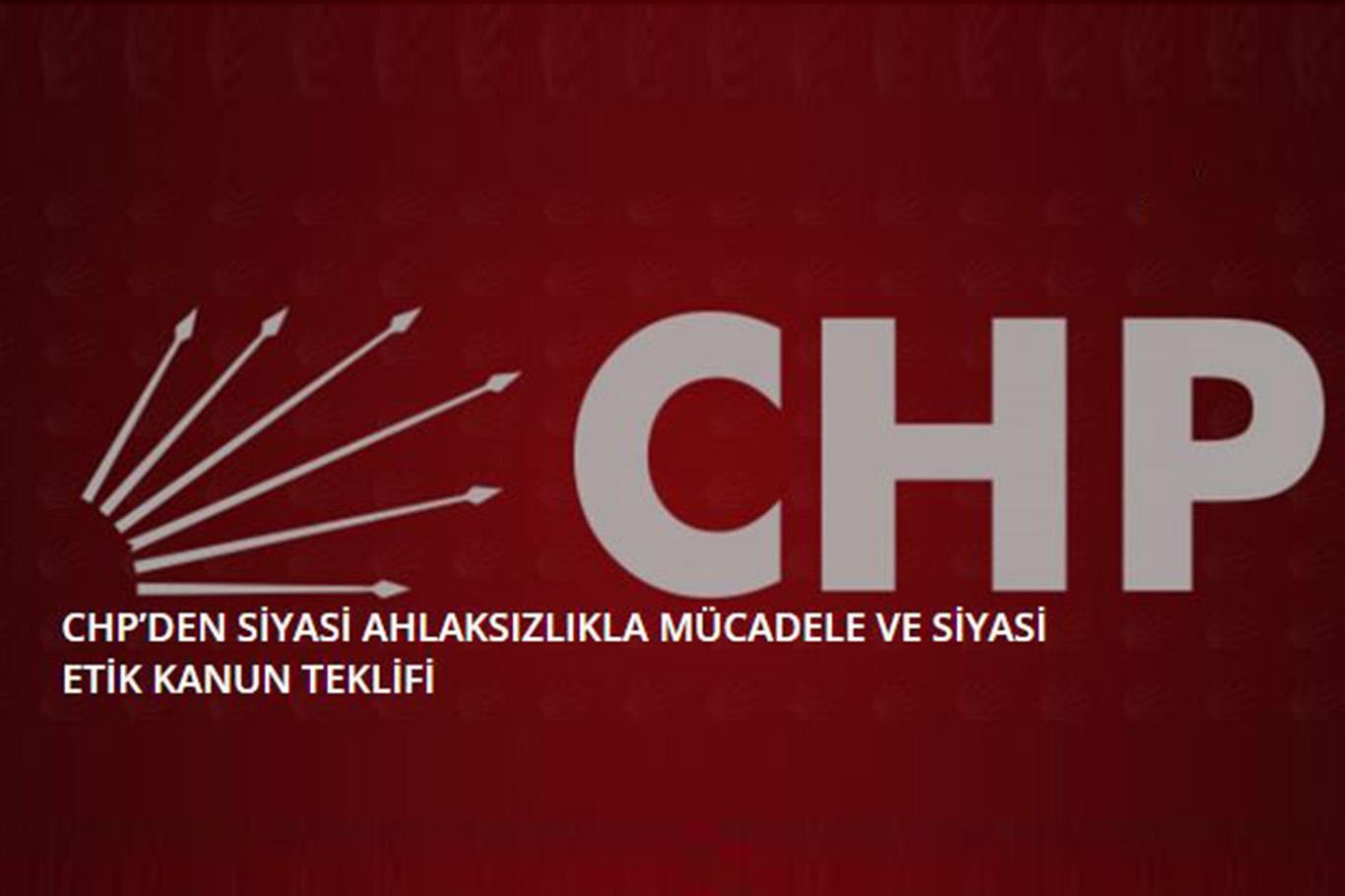 CHP’den "siyasi ahlaksızlıkla mücadele ve siyasi etik kanun teklifi" CHP’den "siyasi ahlaksızlıkla mücadele ve siyasi etik kanun teklifi"